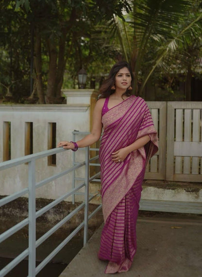 Vasthrlay Ethnic Classic Saree with decorative traditional design
