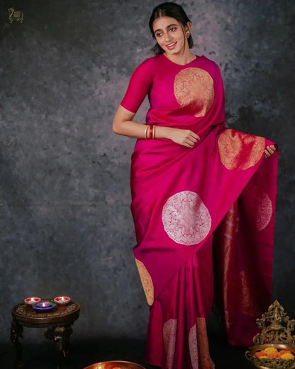 Vasthrlay Ethnic Classic Saree with decorative traditional design