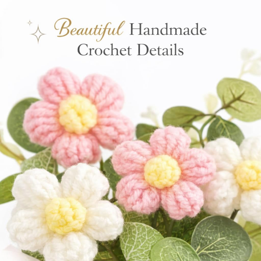 Artificial Crochet Flower Bouquet - image 4
