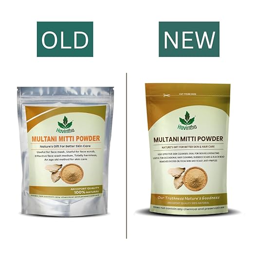 Havintha - Natural Multani Mitti Powder - PUSHMYCART