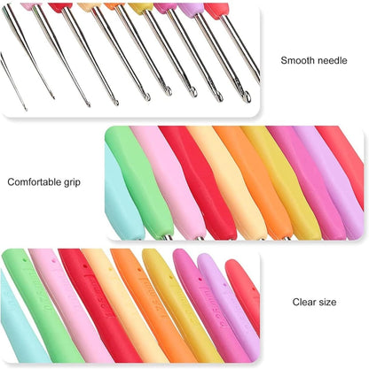 8 Pcs Crochet Needles, Knitting Needles, Crochet Kit - image 4