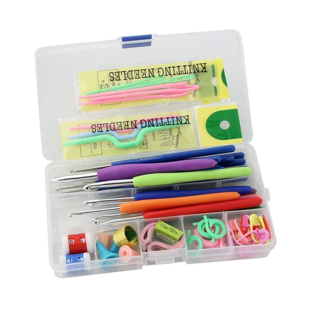 Supremo Aldo Knitting Crochet Hook Needle Set (Large) 53 Pcs Ergonomic Knitting Needle - image 1