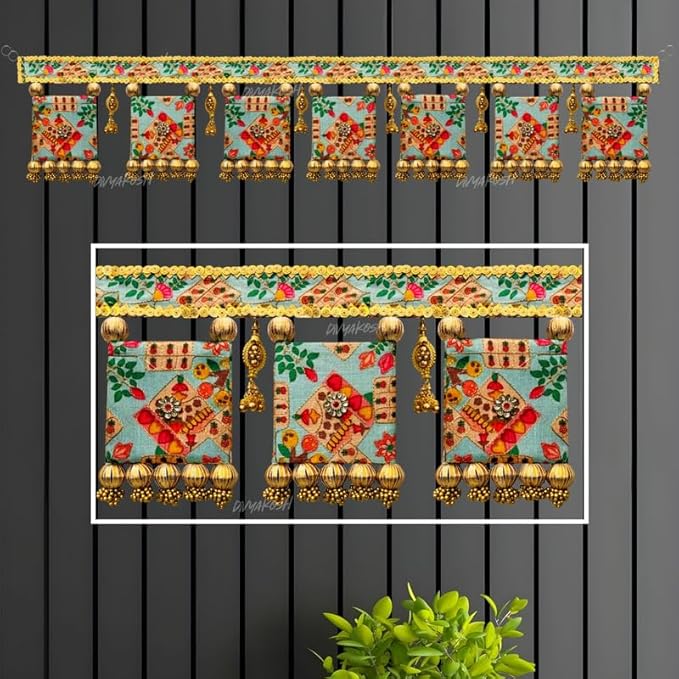 Divyakosh Thoranam For Main Door Entrance Style-16 - PUSHMYCART