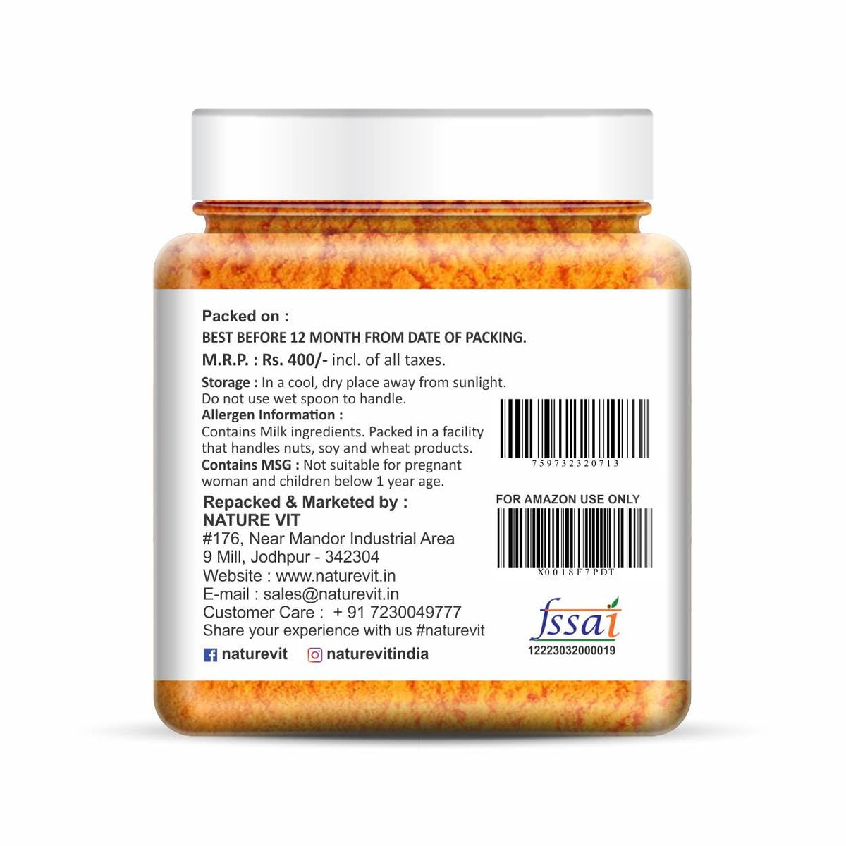 NatureVit Cheddar Cheese Powder