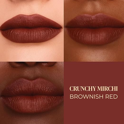 LoveChild Masaba The Batua Satin Lipstick - Crunchy Mirchi