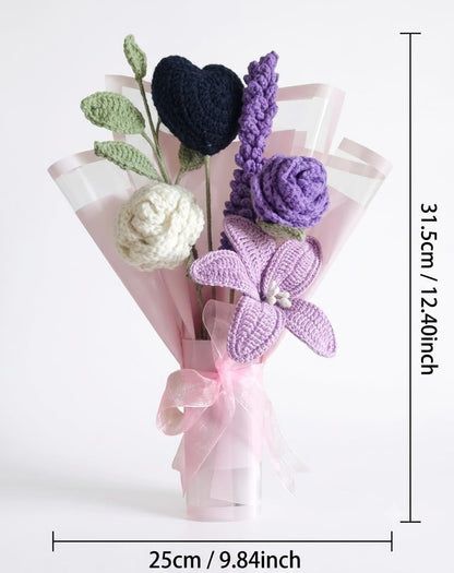 Handmade Crochet Flower Bouquet for Gifting - image 2