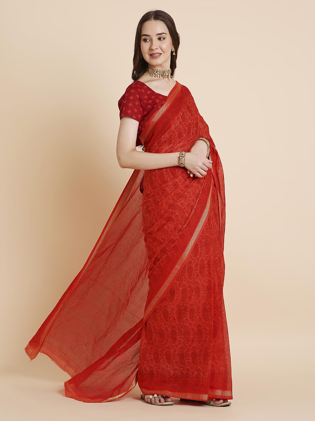 Vasthrlay Blue Traditional Saree for wedding and party wear styling