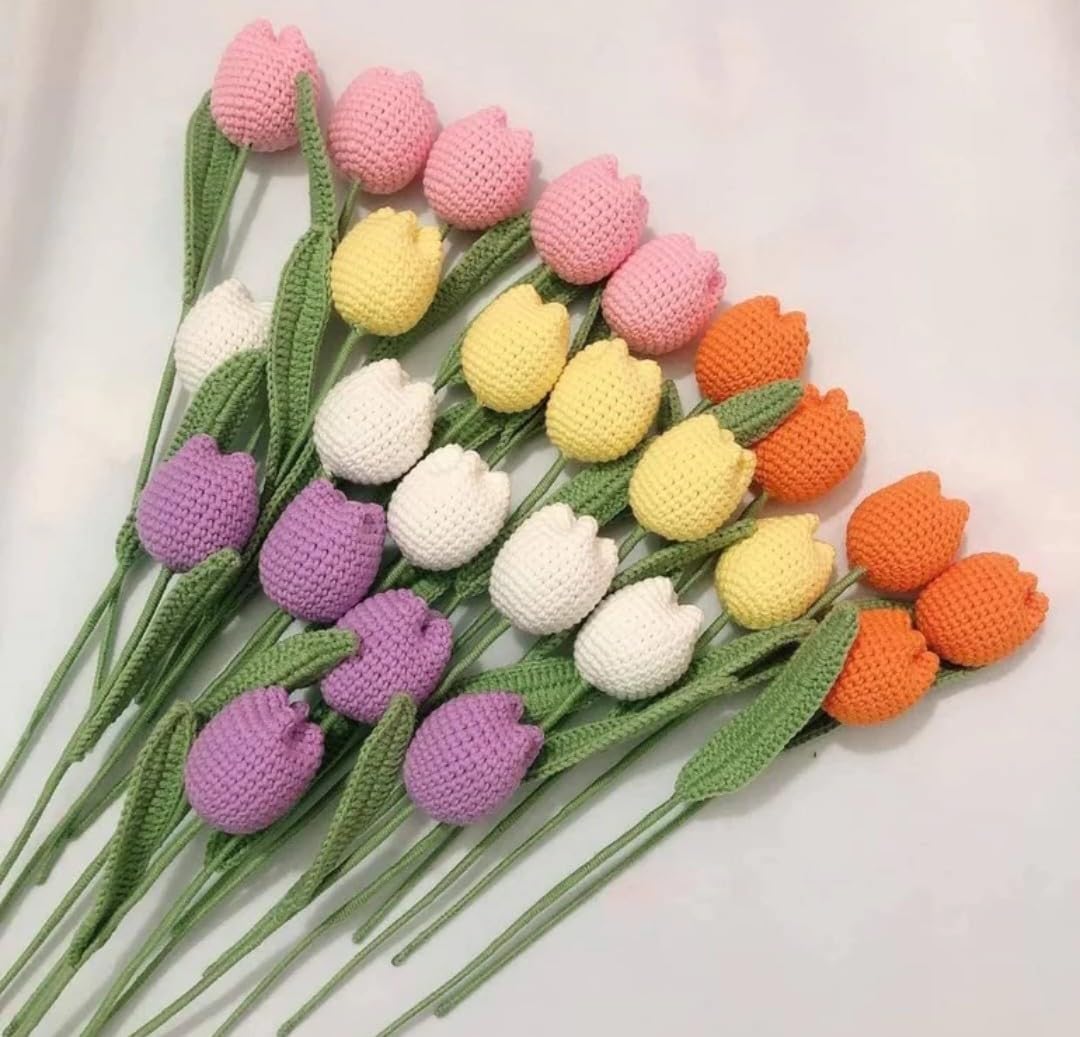Artificial Crochet Flower Bouquet