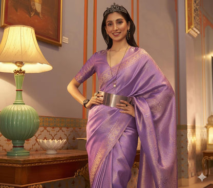 Vasthrlay Classic Traditional Saree with elegant banarasi styling