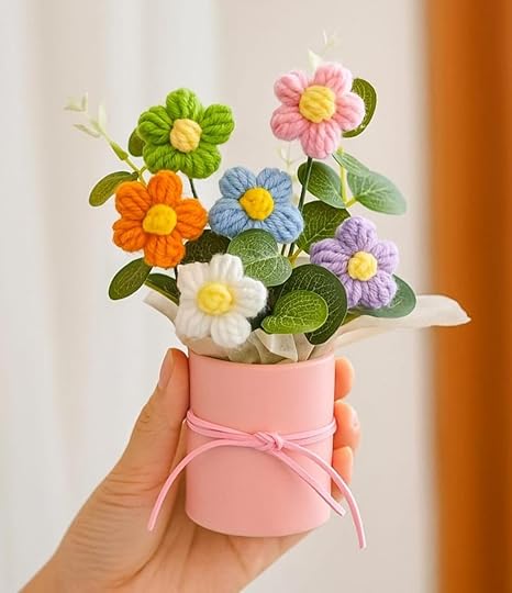 Artificial Crochet Flower Bouquet