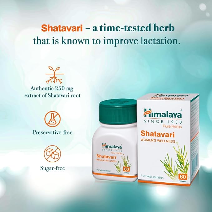 Himalaya Shatavari Tablets 60Tabs - PUSHMYCART