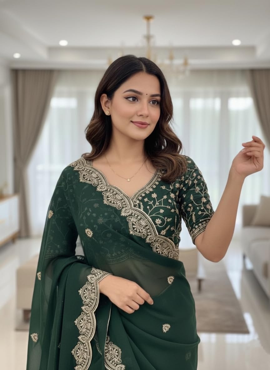 Vasthrlay Classic Ethnic Wear with elegant georgette styling