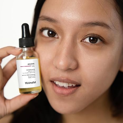 Minimalist 10% AHA BHA Exfoliating Serum For Beginners - PUSHMYCART