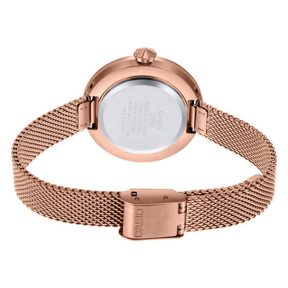 Casio Analog Rose Gold Dial Womens Watch -LTP-E154MPG-4ADF(A1852)