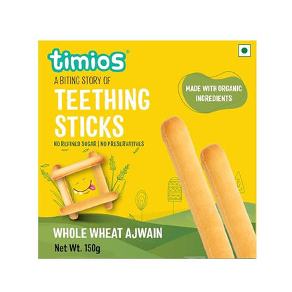 Timios Organic Teething Sticks - PUSHMYCART