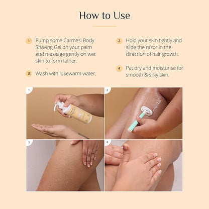 Carmesi Oh-So-Smooth Body Shaving Gel - PUSHMYCART