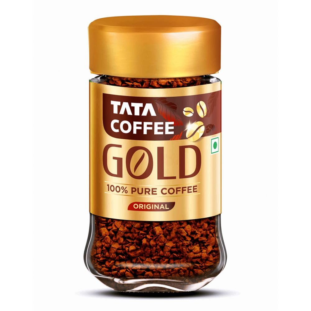 Tata Coffee Gold Original Freeze Dried Instant Coffee 50g Jar