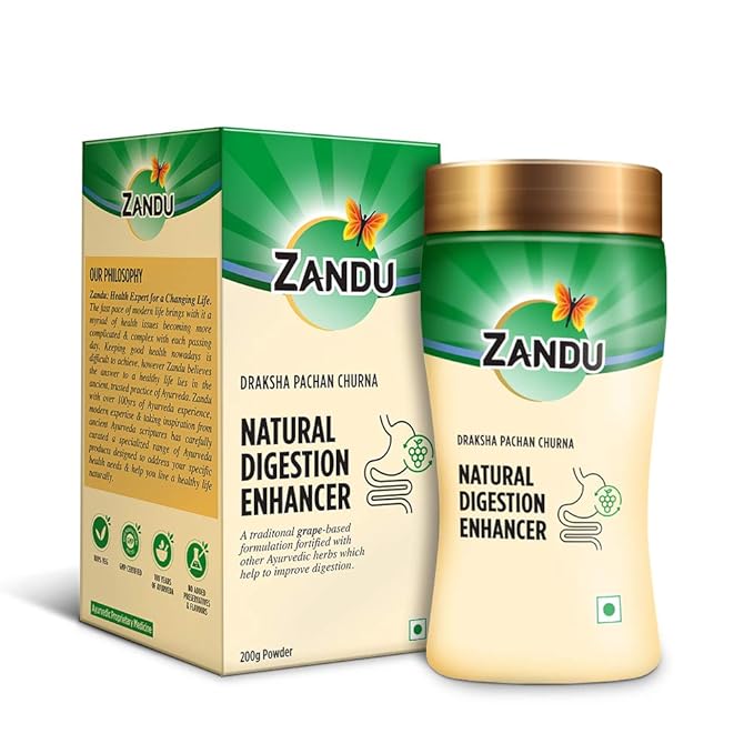 zandu natural digestion enhancer draksha pachan churna