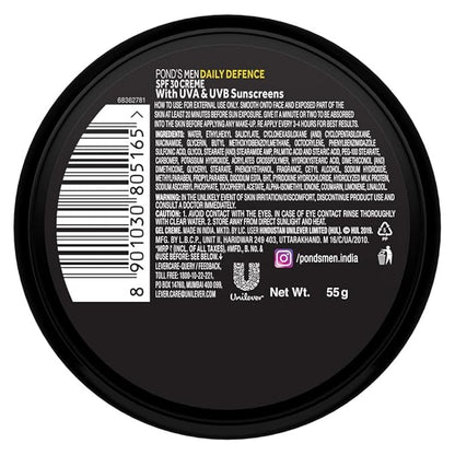 ponds men daily defence spf 30 face creme