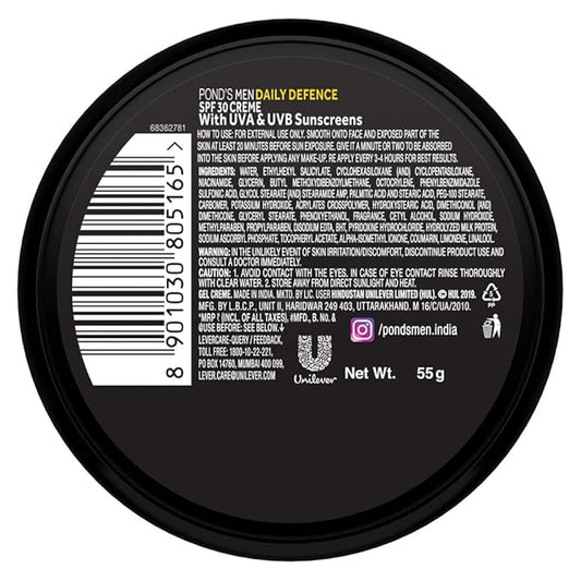ponds men daily defence spf 30 face creme