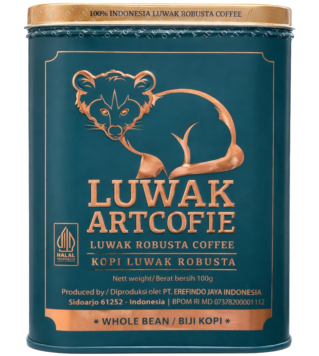 Luwak Artcofie Green Kopi Luwak Robusta Coffee Beans 100g – PUSHMYCART