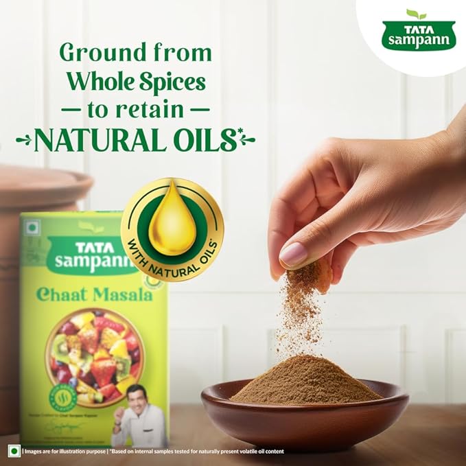 Tata Sampann Chaat Masala with Natural Oils - PUSHMYCART