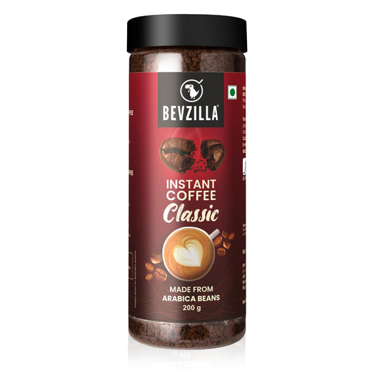 Bevzilla Classic Instant Coffee Powder Jar 200g