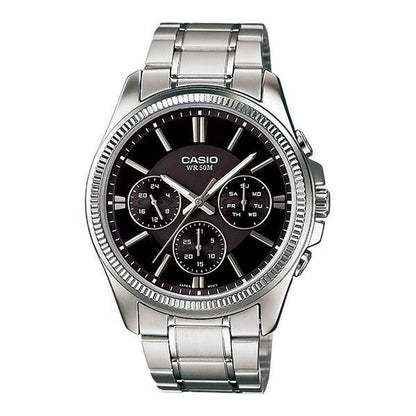 Casio Black Dial Mens Watch - MTP-1375D-1AVDF (A836)