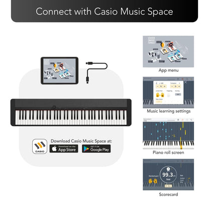 Casio CT-S1-76 76 Key Portable Keyboard with Touch Response