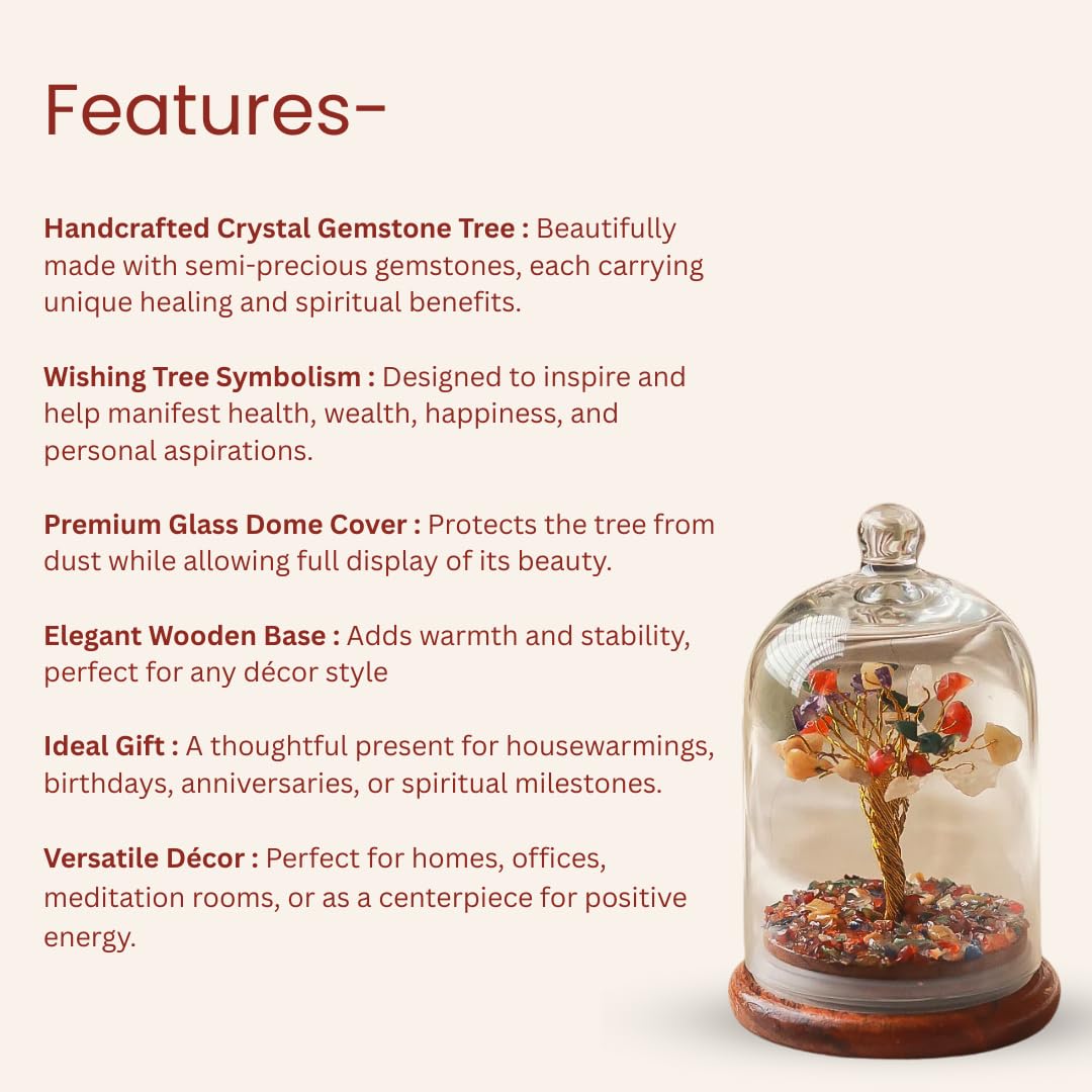 RITUALISTIC Dome Crystal Chakra Tree