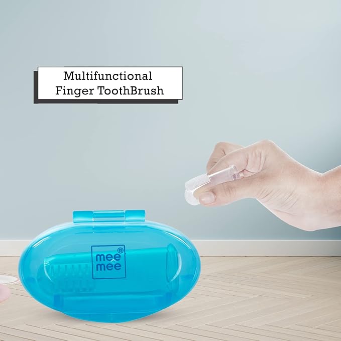 Mee Mee Silicone Baby Finger Toothbrush - PUSHMYCART