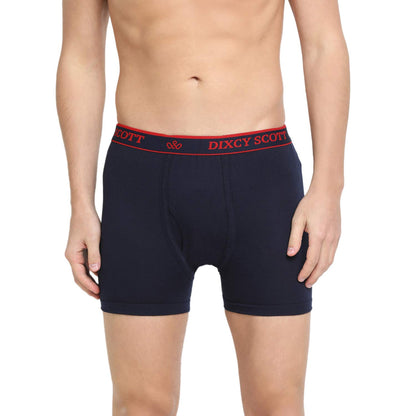 Dixcy Scott Men's Cotton Trunk Slim Solid Trunks (Pack of 3) - view 3