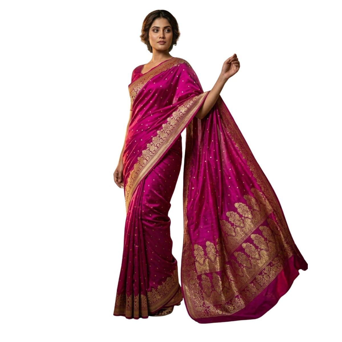 Vasthrlay Classic Banarasi Traditional Saree for festive ethnic occasions