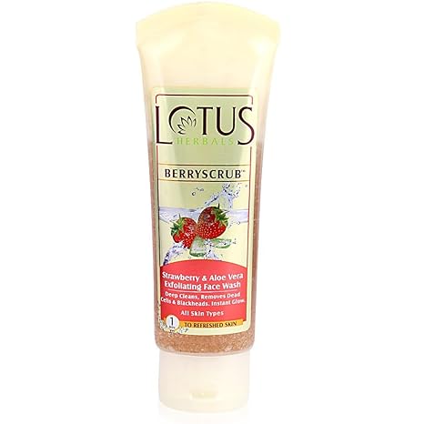 Lotus Herbals Face Wash - Berry Scrub