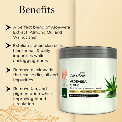 Corlin FairGlow Aloevera Scrub