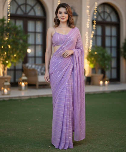 Vasthrlay Yellow Traditional Saree for wedding and party wear styling