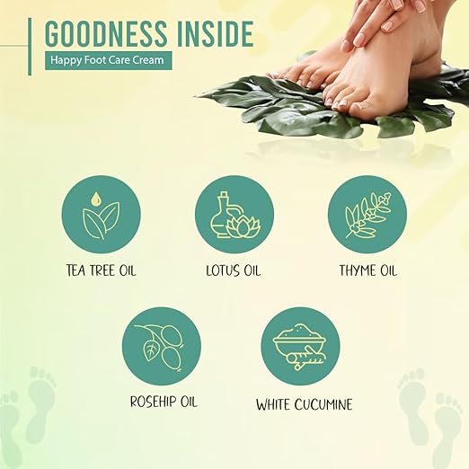 Glamveda Happy Foot Care Crack Cream - PUSHMYCART