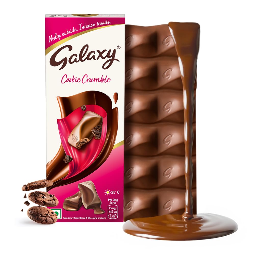 Galaxy Cookie Crumble Chocolate Bar 50g