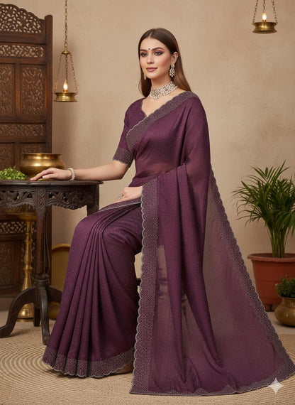 Vasthrlay Classic Traditional Saree for wedding and party wear styling