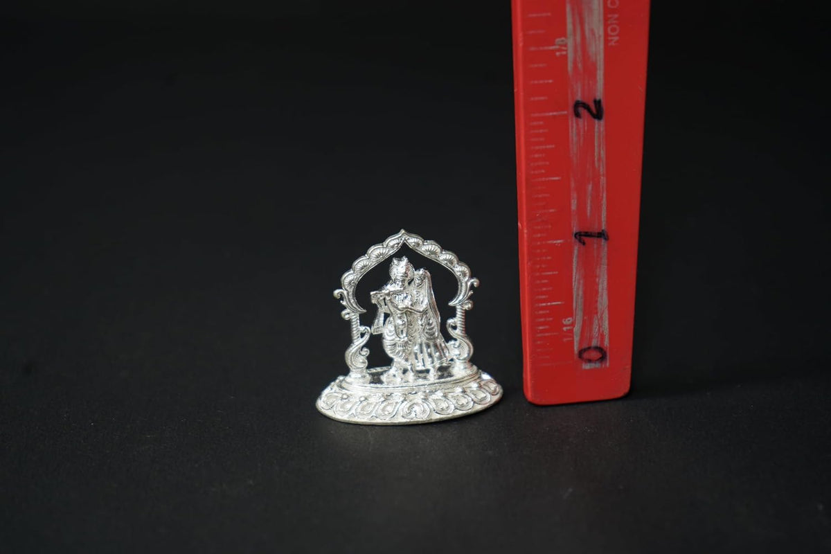 Pure Silver Radha Krishna Idol 17.07 Grams