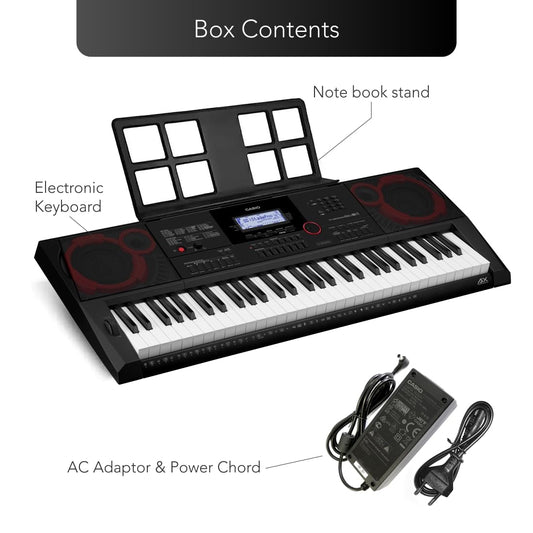 Casio CT-X8000IN 61 Key Portable Keyboard Black