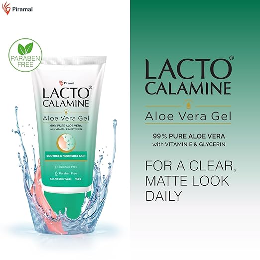 Lacto Calamine Aloe Vera Gel for Face