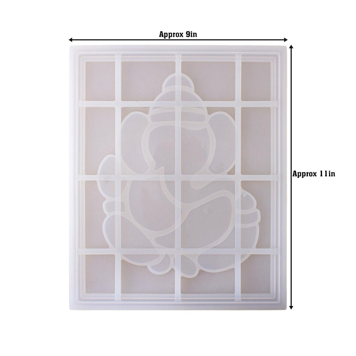 Itsy Bitsy Ganesha Frame Silicone Mould 10.7 x 8.4 inch