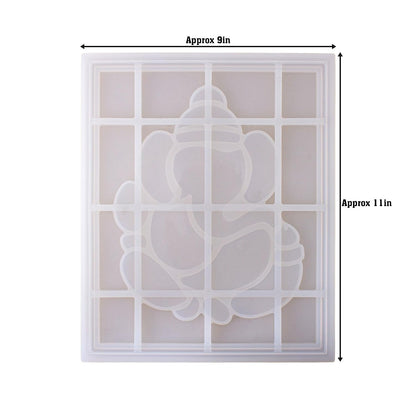 Itsy Bitsy Ganesha Frame Silicone Mould 10.7 x 8.4 inch