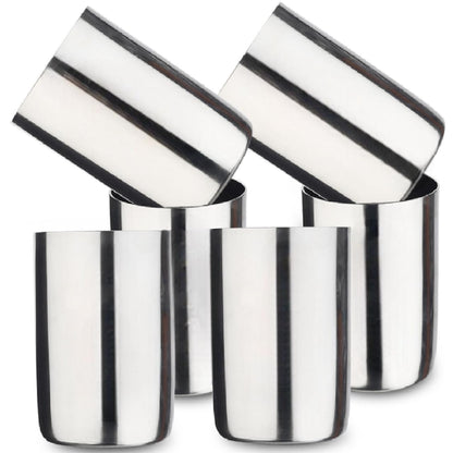 Stainless Steel Water Drinking Glasses Set