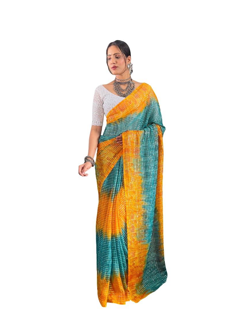 Vasthrlay Classic Chiffon Designer Saree for festive ethnic occasions