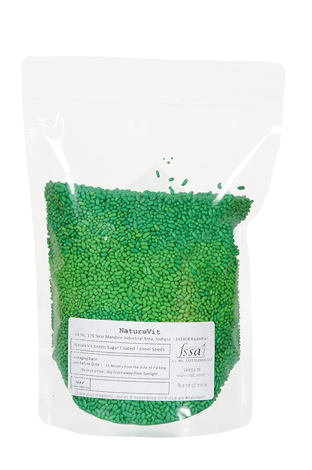 NatureVit Sugar Coated Green Saunf