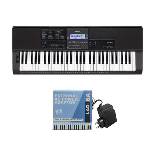 Casio CT-X870IN 61 Key Portable Keyboard Black