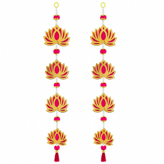 Jeevan Handicraft Jhumki Lotus Hanging Pair 26 Inch