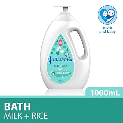 Johnsons' Baby Milk + Rice Bath - PUSHMYCART